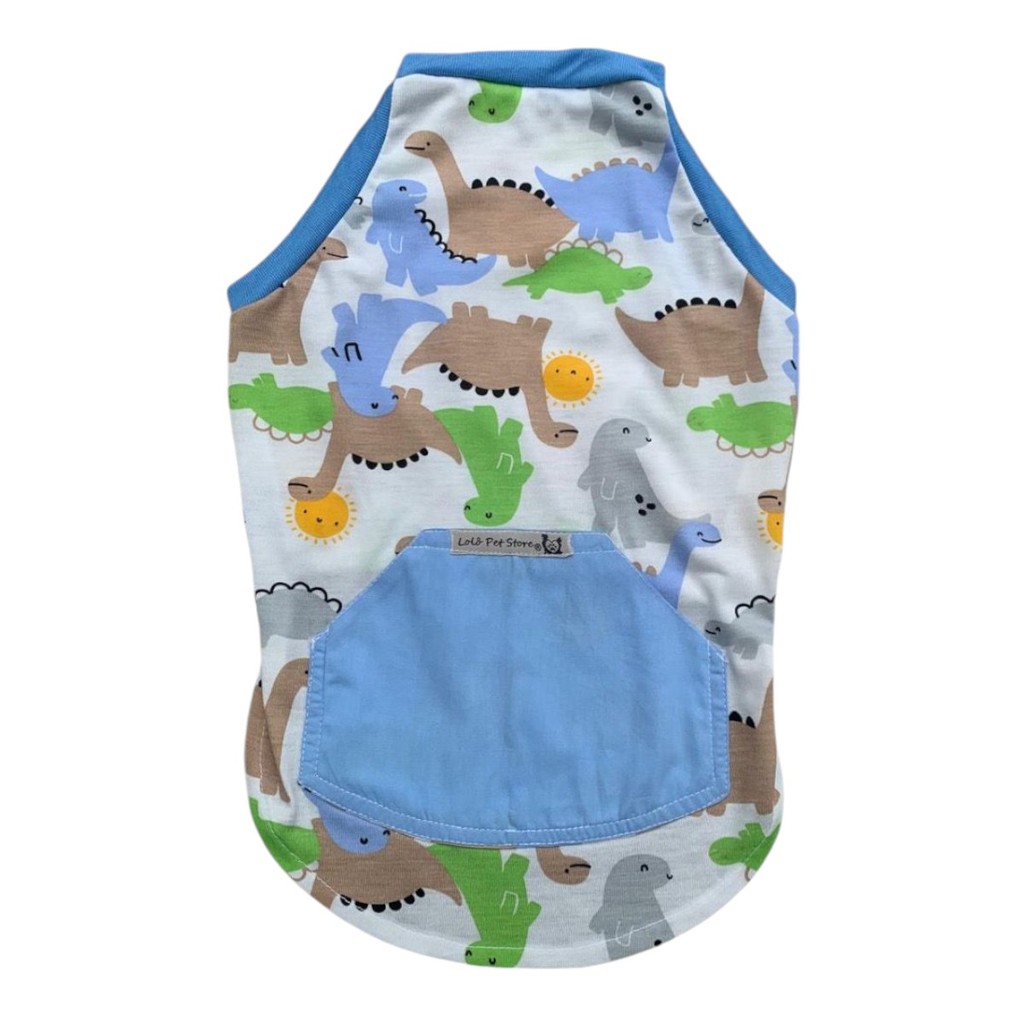 Roupa Pet Cachorro Dinossauro Baby Macho Porte Médio Shopee Brasil