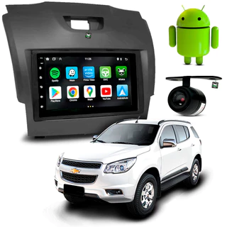 Kit Central Multimidia 7 Pol Android Blazer 2012 2013 2014 2015 2016 Grafite