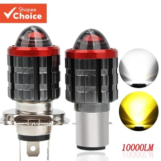 H4 LED Para Triciclos De Scooter De Motocicleta Branco Amarelo Feixe Alto E Baixo em Oferta na Shopee