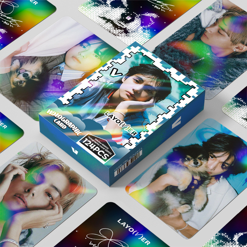 124 Unidades/Caixa BTS SOLO V Photocards Bangtan Boys KPOP Layover