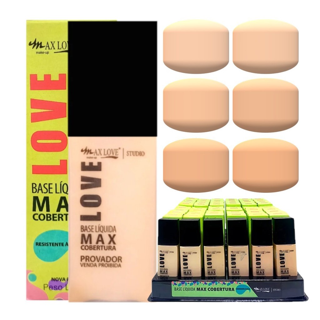 Max Love - Base Max Cobertura 500 a 505 - 48 Un | Shopee Brasil