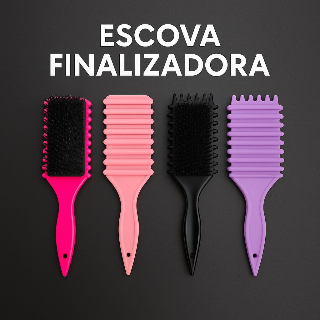 Escova Finalizadora para Cabelos Cacheados e Ondulados Definição de ...