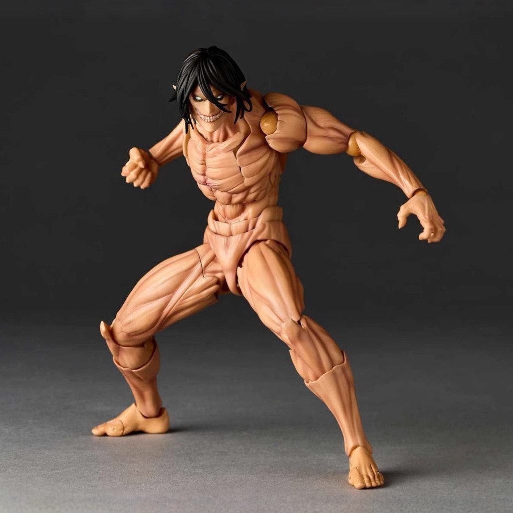Revoltech Incrível Yamaguchi Attack on Titan Eren Yeager Versão
