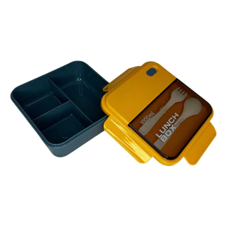 Marmitex Pote Marmita Com Talher Microondas 3 Divisórias
