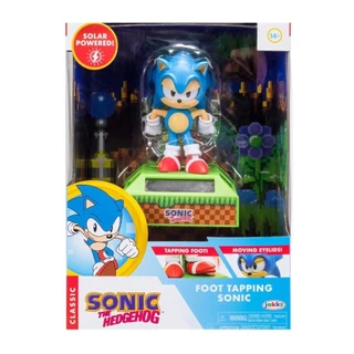 Boneco Sonic com efeitos bate pé e pisca olho The HEDGEHOG