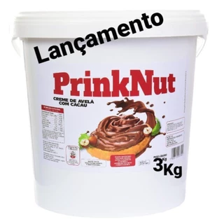 CREME DE AVELÃ COM CACAU PRINKNUT BALDE DE 3 KG (simillar a Nutella)confeitaria, padaria, sorveteria