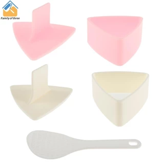 2 Pcs Molde Onigiri Fácil De Operar Desmoldar Limpar Armazenar Para Crianças Almoço SHOPSKC7064
