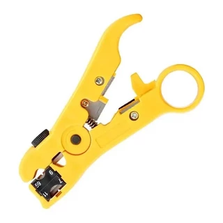 Alicate Decapador Universal De Cabos Utp Stp Amarelo