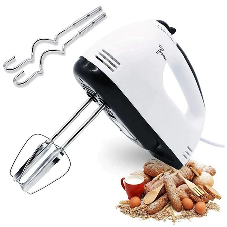 Batedeira De Mão Elétrica Bolo Chantilly 7 Velocidades 220W Batedeira Massa Bolo Ovos