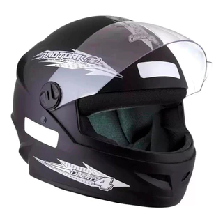 Capacete Moto New Liberty Four Cor Preto Fosco Inmetro Tamanho 58 - Pro Tork