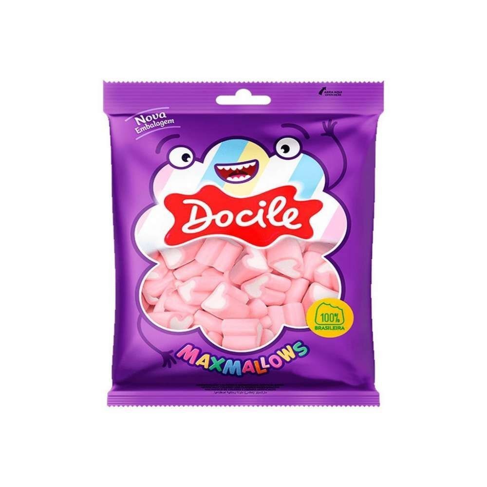 MARSHMALLOW DOCILE CORAÇÃO ROSA 250G | Shopee Brasil