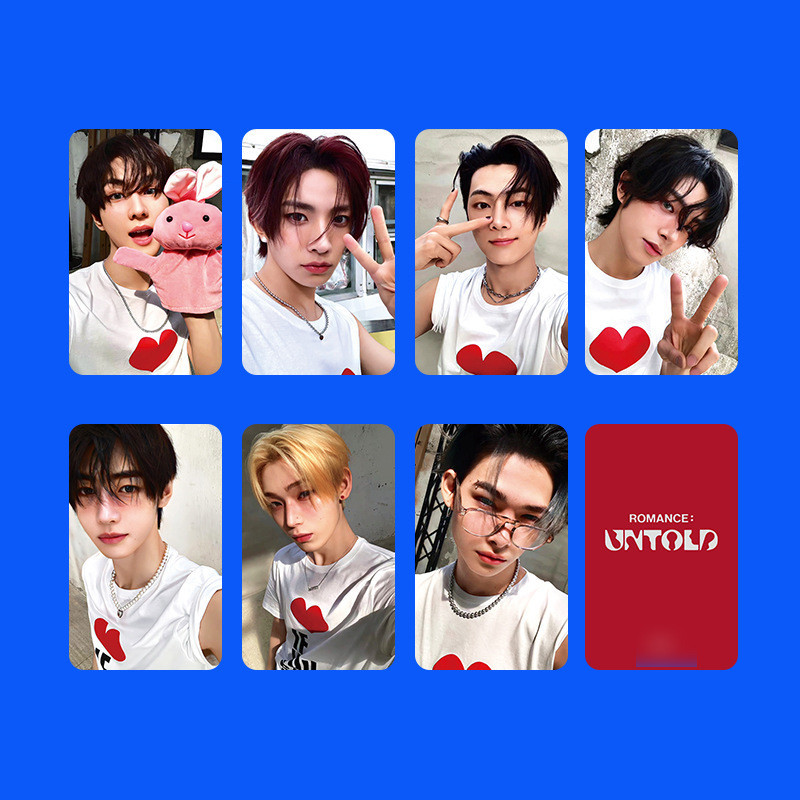 5-7pcs EN Lomo Card ROMANCE UNTOLD Album Photocards HEESEUNG JAKE