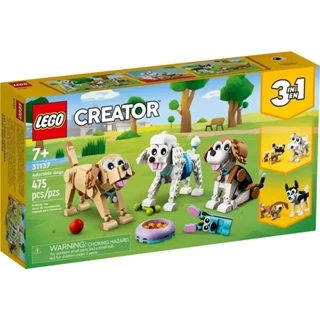 LEGO Creator - Cachorros Adoráveis - 475 Peças - 31137 - Conjunto blocos de montar