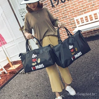 Unisex New Style Mickey Saco de viagem de curta distância Saco de viagem de curta distância Saco de ginástica para estudantes