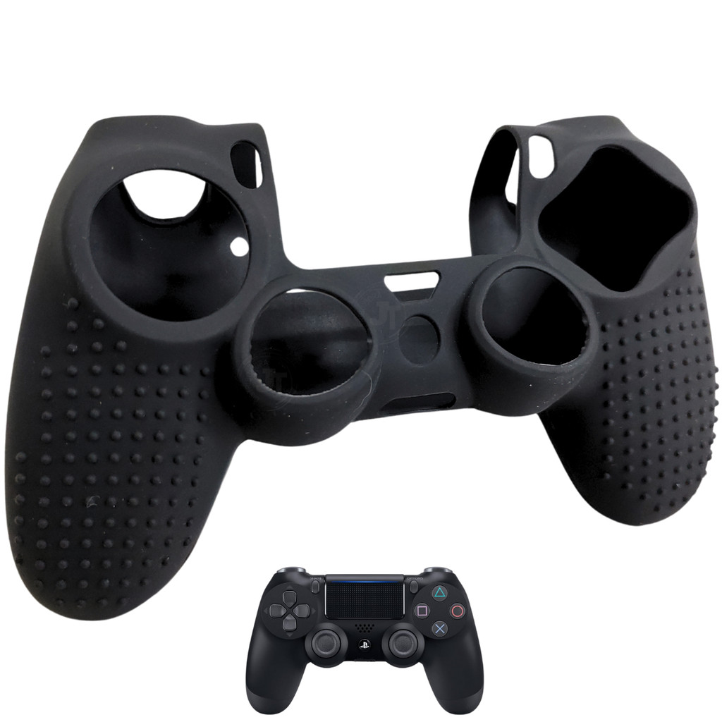Capa Silicone Extra Grossa Para Controle PS4 DualShock Case Playstation 4 Capinha Protetor Acessório