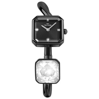 Relógio Technos Feminino Crystal Preto - 751AB/1P
