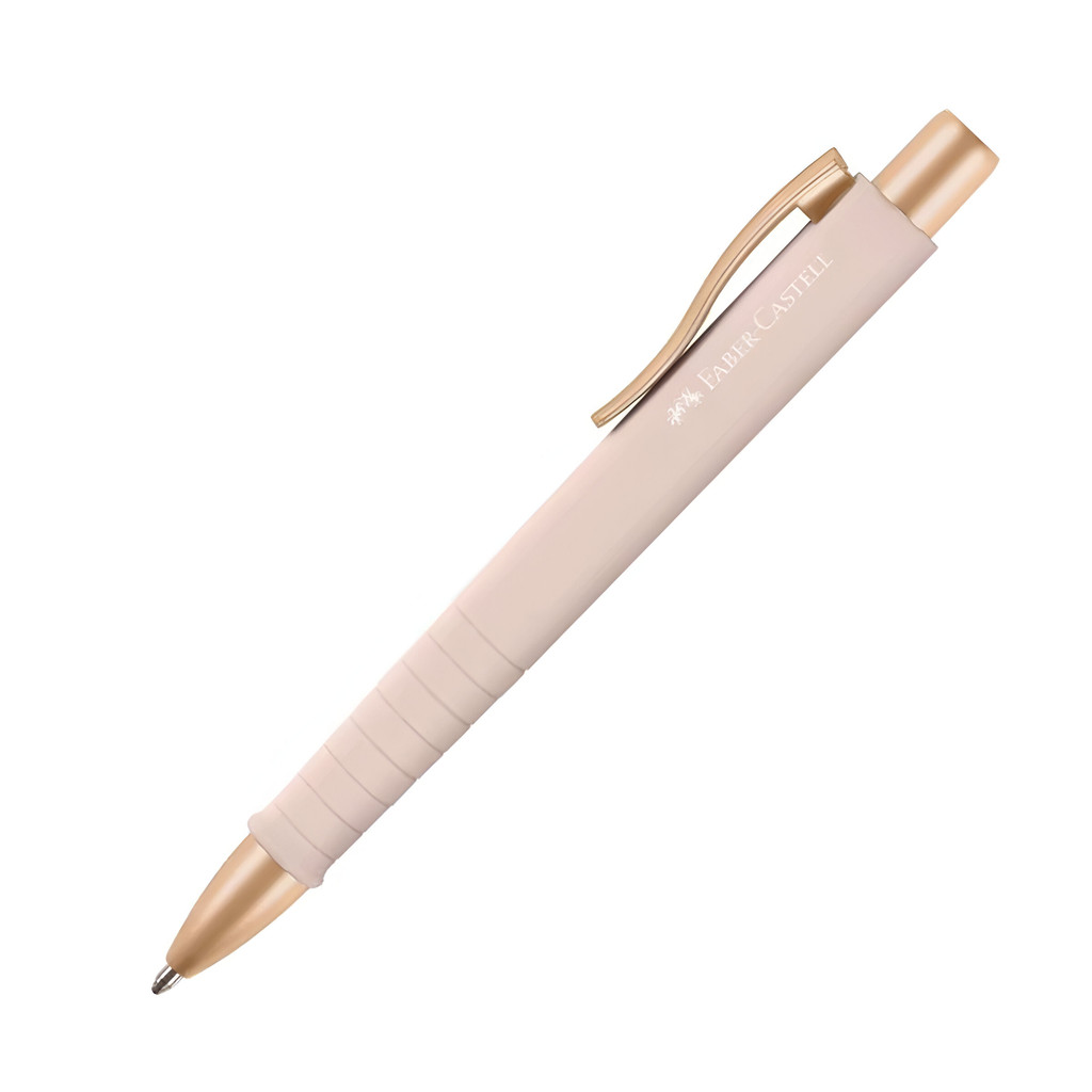 Caneta Poly Ball Urban Faber-castell + Estojo Lata Rose Gold