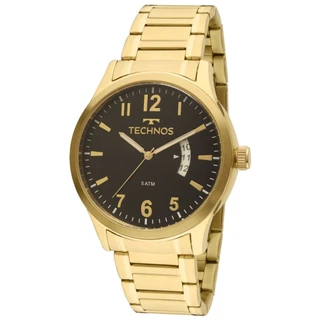 Relógio Technos Masculino Steel Dourado - 2115KTPTDY/4P