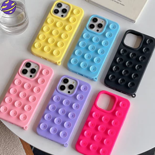 capinha (novidade) Ventosa Criativa De Silicone Caixa Adequada Para Telefone IPhone 16 15 14 13 12 11 Pro Max Plus