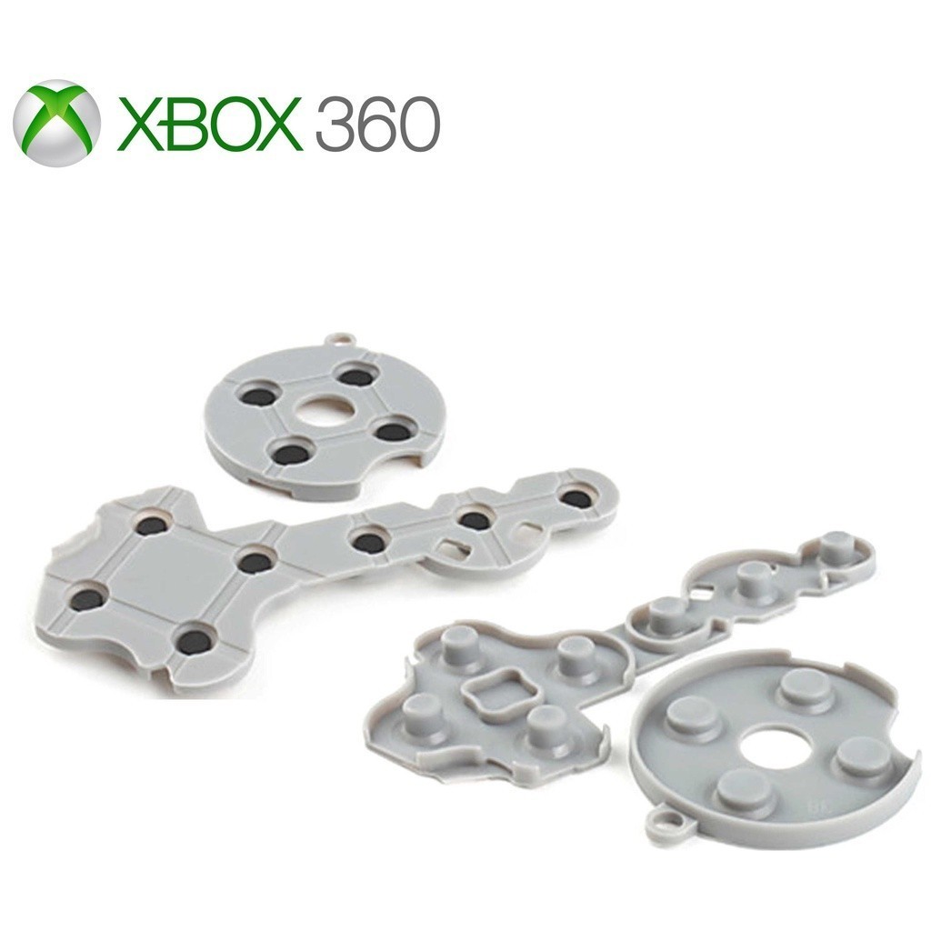 Kit Borracha Para Reparo Do Controle Condutiva Compatível com Xbox 360
