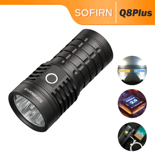 Sofirn Q8 Plus (EC06) Lanterna LED Super Poderosa 16000lm USB C Recarregável 21700 Anduril 2.0 Com XHP50B