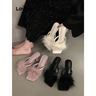 Lovito Salto de penas simples para mulheres LFA46374