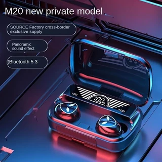 Fone De Ouvido M20/M30 Bluetooth 5.3 Com display Led Tws Touch Redução De Ruído Sem Fio