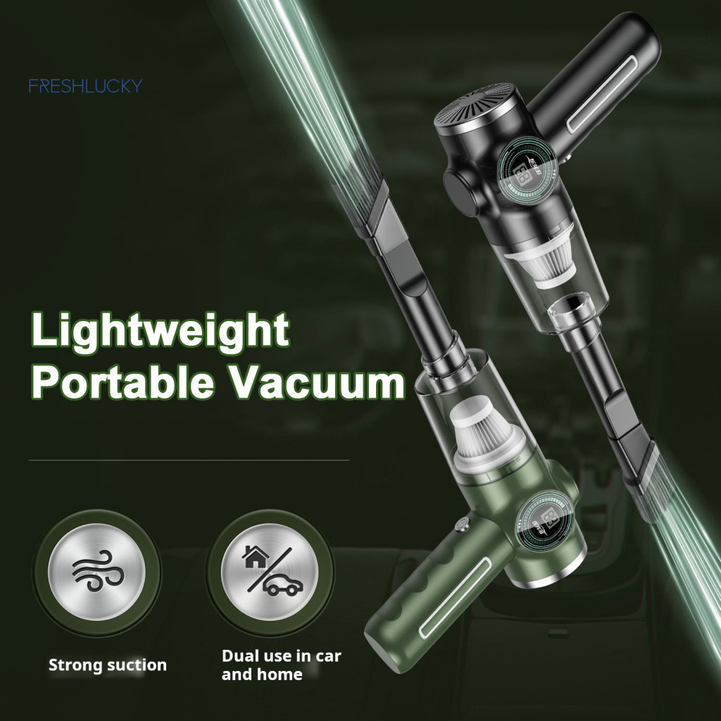 Handheld Dust Buster Powerful Cordless Vacuum Cleaner for Car Home Wet