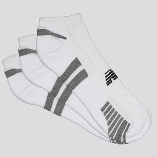 Kit Meia New Balance NB Cano Invisível 3 Pares Bra