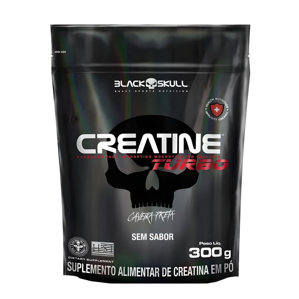 Creatina Turbo Refil 300g - Black Skull