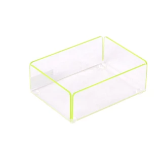 Organizador Empilhável Verde Neon13x10CM em Oferta na Shopee