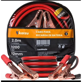 Cabo Auxiliar De Carga Chupeta De Bateria 5OO/800/2000amp Booster Cable-2/ 3METRO em Oferta na Shopee
