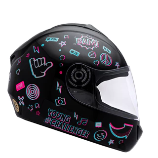 Capacete Fly Young HG Live em Oferta na Shopee