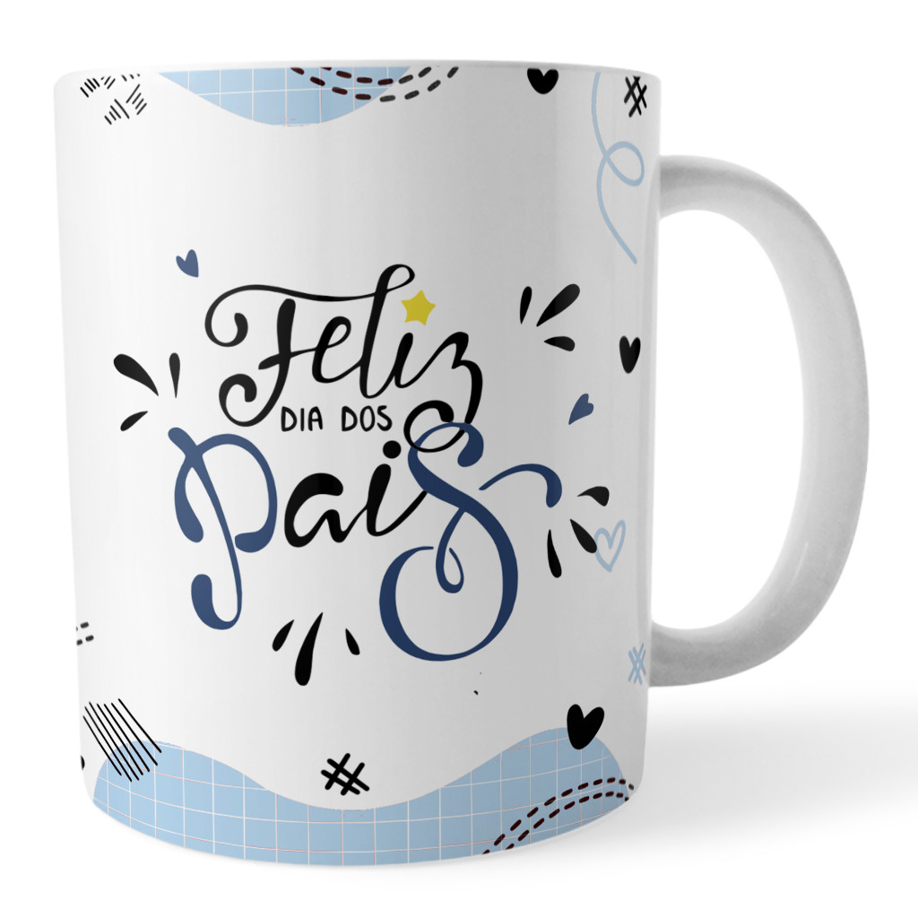 Caneca Feliz Dia dos Pais – Presente Criativo para Pai | Shopee Brasil