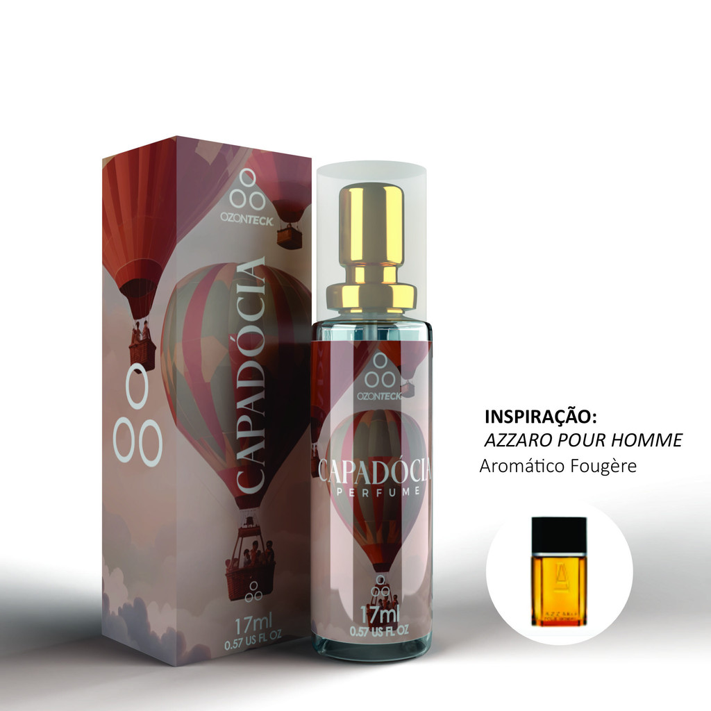 Perfume De Bolso Capadócia Masculino Ozonteck 17ml | Shopee Brasil