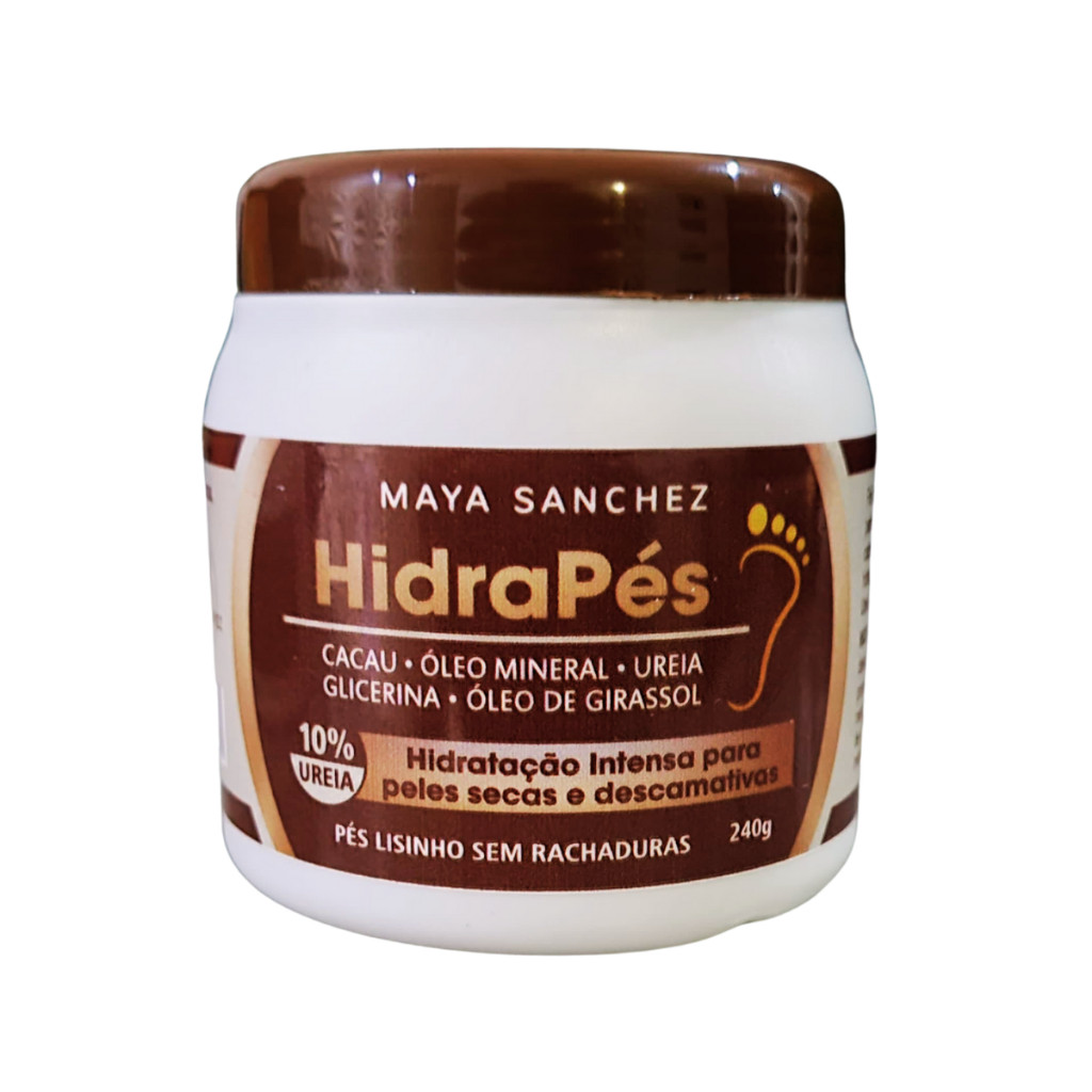 Creme Hidratante para os pés ressecados com ureia 10% Hidrapés de 240g ...
