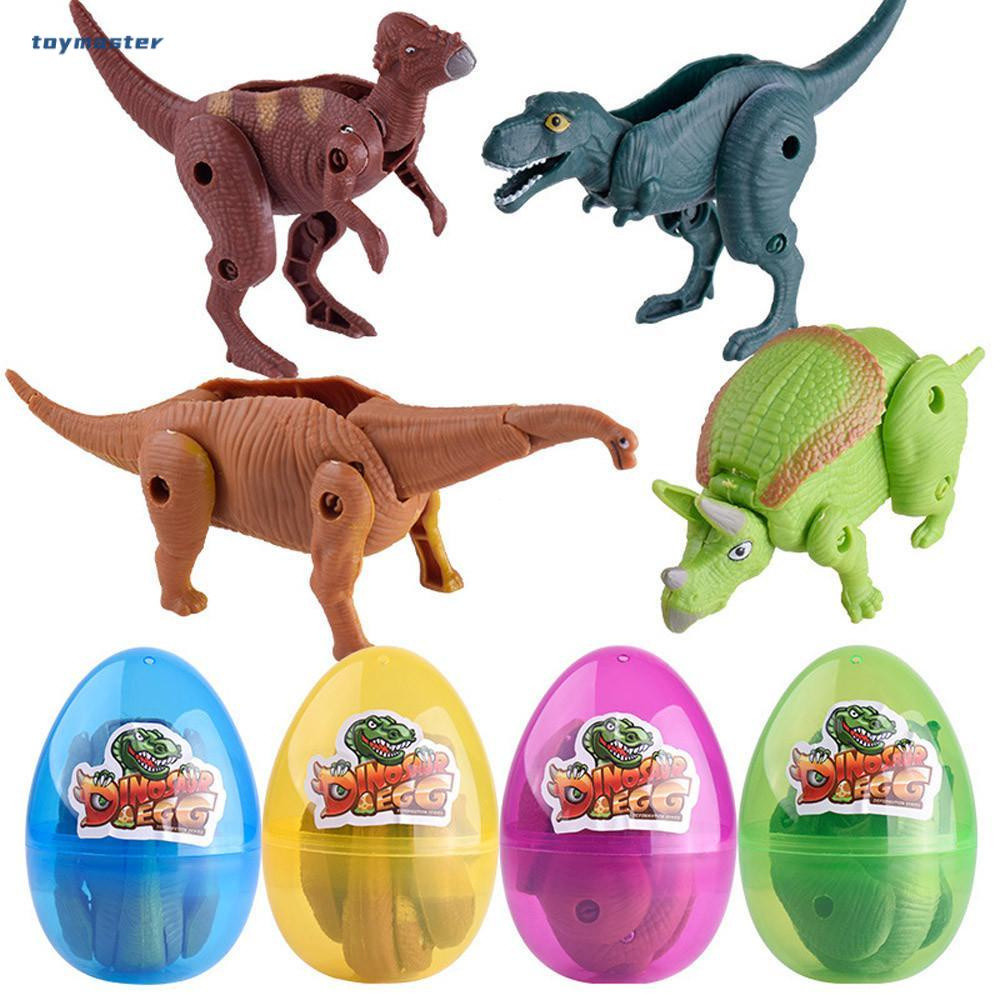Conjunto de 4 peças de brinquedos de ovo de dinossauro, modelo ...