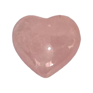 Coração De Pedra De Quartzo Rosa Natural - Amor E Autoestima