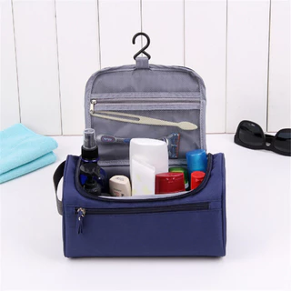 Sacos De Cosméticos De Viagem Funcionais Com Zíper Pendurado Mala De Maquiagem Necessidades De Armazenamento Saco De Lavagem De