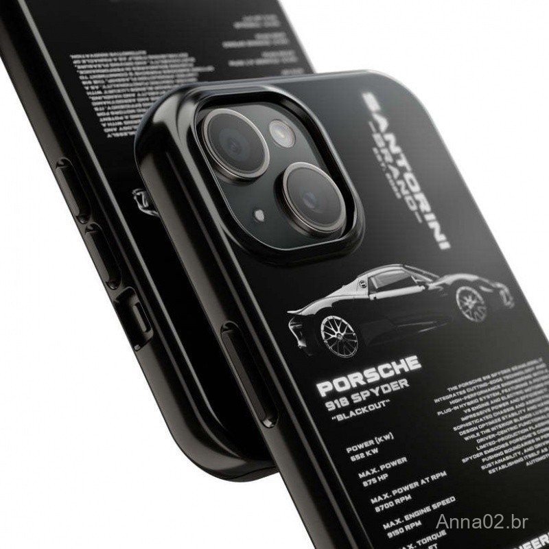 Capa de telefone para iPhone PORSCHE Carro iPhone15 Dois em Um Capa de Fillin iphone14/13Pro/12/11/xsmax Capa de proteção dupla LPVZ