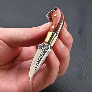 MINI FACA PORTATIL CANIVETE CHAVEIRO LUXO COM CAPINHA 8004