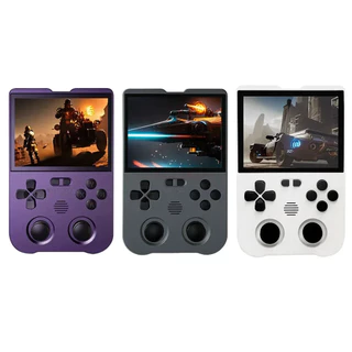 Coopreme XU10 256GB Console De Jogo Portátil IPS De 3,5 Polegadas Com Joysitck Duplo LINUX RK3326S 64bit A35 Arcade Games Player