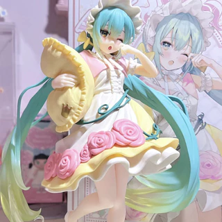 Hatsune Miku Figura Figura Conto de Fadas Wonderland Bela Adormecida Rapunzel Cenário de Mesa Chassi Decoração de Carro Presente
