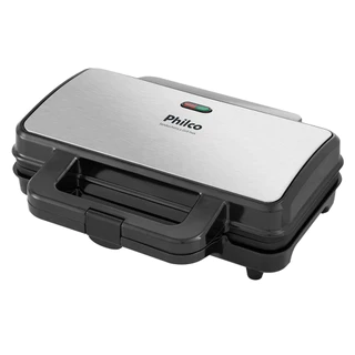 Grill e Sanduicheira Philco PGR02 Inox 2 em 1 900W 127V - Filial SP