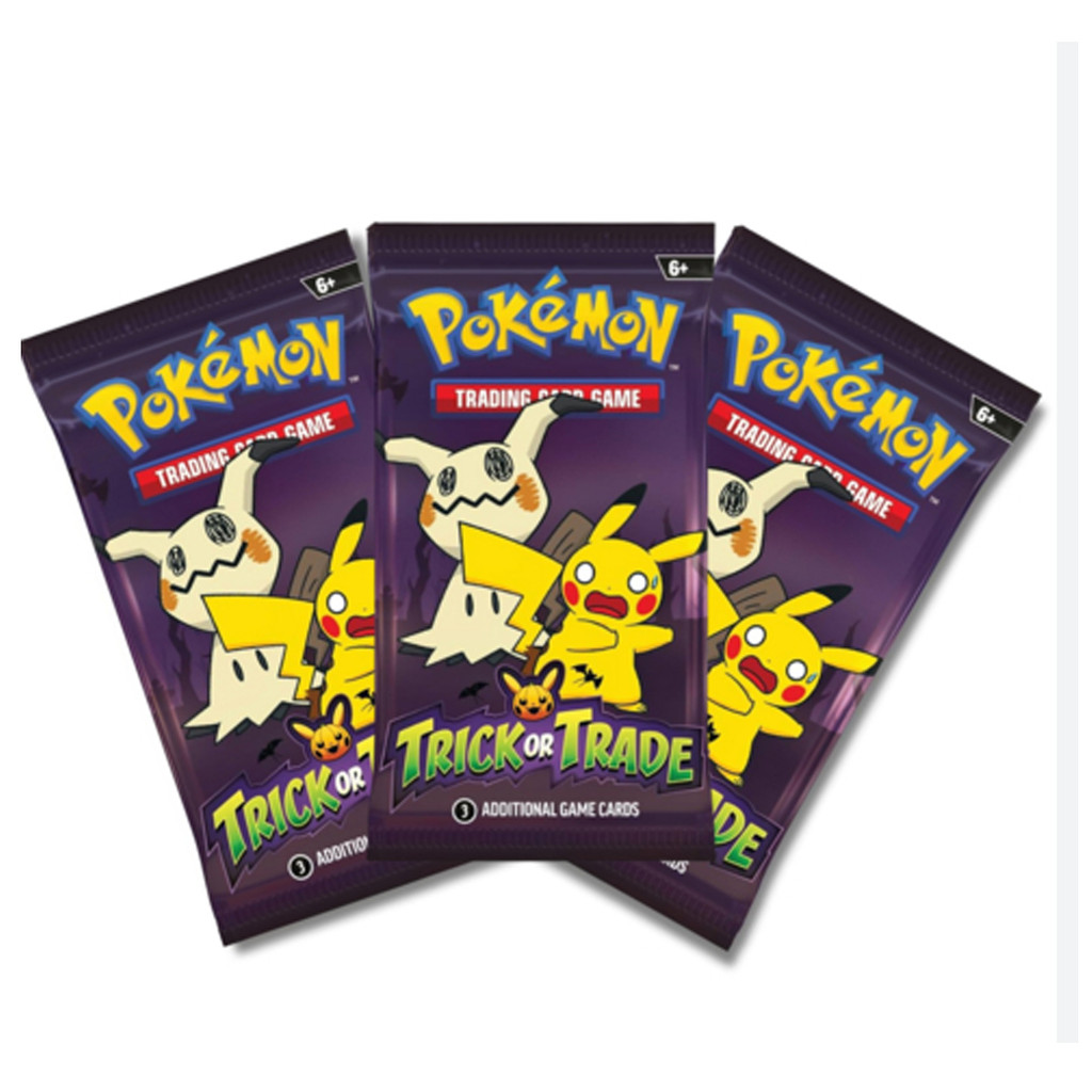 3 Pacotes Booster Pokemon Trick Or Trade Halloween 2023 - 3 Pacotes