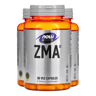 Kit 3x ZMA Zinco Magnésio 800mg Now Foods 90Caps/Made in Usa