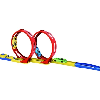 Pista de Carrinhos Hot Wheels Infantil com Looping 360° e Lançador Brinquedo Radical