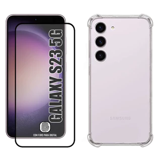 Kit Para Galaxy S23 5g - Película 3D + Capa Anti Impacto
