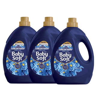 Kit 3 Amaciantes Concentrados Baby Soft Carinho e Cuidado - 3l em Oferta na Shopee
