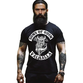 Camiseta Camisa Sons of Odin Vikings Valhala Moda Vkings 2024 Nova